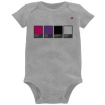 Body Bebê Rock Color Guide - Foca na Moda