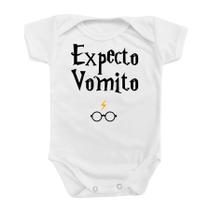 Body Bebê Roupa Mimo Papai Mamãe Harry Potter Expecto Vomito - Use Junin