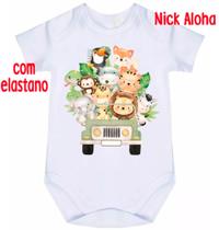 body bebê safari animais cód 9801