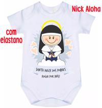 Body bebê santa dulce dos pobres rogai por nós cód 9710