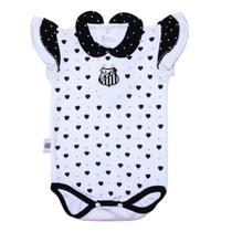 Body Bebê Santos Corações Pólo Oficial