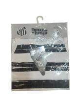 Body bebê santos listras manga longa oficial