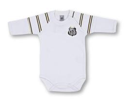 Body Bebê Santos Manga Longa Oficial Body Bebê Santos Manga Longa Oficial