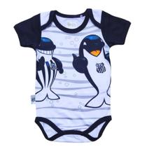 Body Bebê Santos Mascote Baleia Oficial Body Bebê Santos Mascote Baleia Oficial