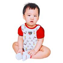 Body Bebê São Paulo Estampa do Mascote Oficial Body Bebê São Paulo Estampa do Mascote Oficial