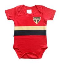 Body Bebê São Paulo Estampa Dourada Oficial Body Bebê São Paulo Estampa Dourada Oficial