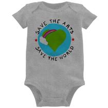Body Bebê Save The Arts Save The World - Foca na Moda
