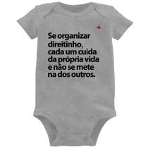 Body Bebê Se organizar direitinho, cada um cuida da própria vida - Foca na Moda