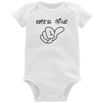 Body Bebê She's Mine - Foca na Moda