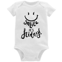 Body Bebê Smile, It's Friday! - Foca na Moda