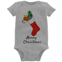 Body Bebê Socket Merry Christmas - Foca na Moda