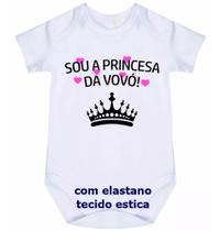 body bebê sou a princesa da vovó cód 1051
