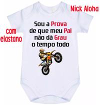 body bebê sou a prova de que meu pai não dá grau o tempo todo cód 9782 body bebê sou a prova de que meu pai não dá grau o tempo todo cód 9782
