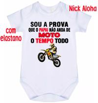 body bebê sou a prova que o papai não anda de moto o tempo todo cód 2100 body bebê sou a prova que o papai não anda de moto o tempo todo cód 2100