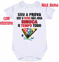body bebê sou a prova que o papai não joga sinuca o tempo todo cód 2111 body bebê sou a prova que o papai não joga sinuca o tempo todo cód 2111