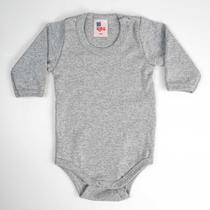 Body Bebê Suedine Manga Longa Mescla Liso Body Bebê Suedine Manga Longa Mescla Liso