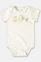 Body Bebe Suedine Natural Estampado Macio Fresquinho - UpBaby