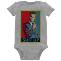 Body Bebê Suit Up Barney Stinson - Foca na Moda