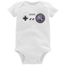 Body Bebê Super Nintendo SNES Gamepad - Foca na Moda