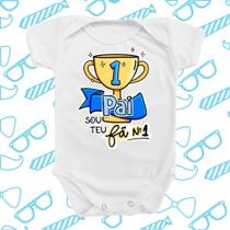 Body Bebê Surpresa Dia Dos Pais Criativo Pai De Menino Filho