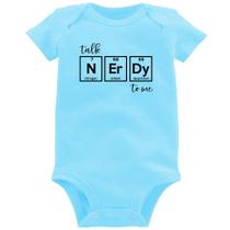 Body Bebê Talk Nerdy To Me - Foca na Moda
