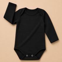 Body Bebê Tecido Térmico que Protege do Frio 0 a 12 Meses Body Bebê Tecido Térmico que Protege do Frio 0 a 12 Meses