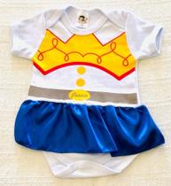 Body Bebê Temático Com Saia Toy Story Jessie Body Bebê Temático Com Saia Toy Story Jessie