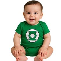 Body Bebê Temático Fantasia LANTERNA VERDE
