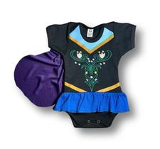 Body Bebê Temático Frozen Suedine 100% Algodão Body Bebê Temático Frozen Suedine 100% Algodão