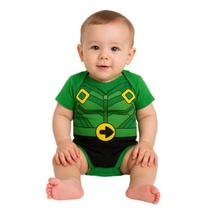 Body Bebê Temático Mesversário ARQUEIRO VERDE
