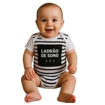Body Bebê Temático Mesversário Ladrão do sono