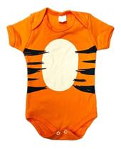 Body Bebê Tematico Mesversário Tigre Desenho - Unissex