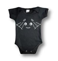 Body Bebê Temático Morceguinho 100% Algodão.