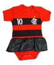 Body Bebe Temático Roupa De Bebê Menina Flamengo - Personagens