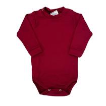 Body Bebê Térmico Bodie Manga Longa Peluciado Inverno Liso
