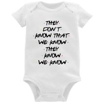 Body Bebê They don't know that we know they know we know - Foca na Moda
