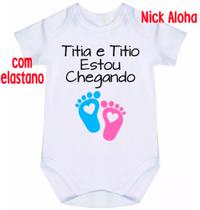 body bebê titia e titio estou chegando cód 2869