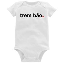 Body Bebê Trem bão - Foca na Moda