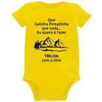 Body Bebê Trilha com o titio Trekking - Foca na Moda