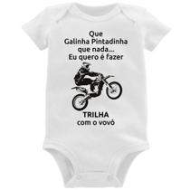 Body Bebê Trilha com o vovô - Foca na Moda