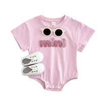 Body Bebê Unissex de Algodão - Manga Curta, Triângulo, 0-18 Meses