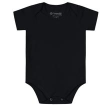 Body Bebê Unissex Em Cotton Brandili Baby Preto