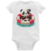 Body Bebê Ursinha Relaxando Na Piscina - Foca na Moda Body Bebê Ursinha Relaxando Na Piscina - Foca na Moda