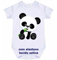body bebê urso panda cód 613