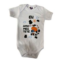 Body Bebe VAQUINHA AMO TETE - Mesversário