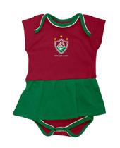 Body Bebê Vestido Fluminense - Torcida Baby Body Bebê Vestido Fluminense - Torcida Baby