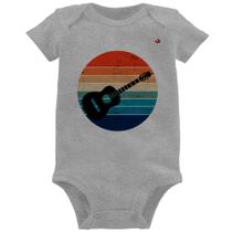 Body Bebê Violão Vintage Sunset - Foca na Moda Body Bebê Violão Vintage Sunset - Foca na Moda