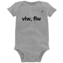Body Bebê vlw, flw - Foca na Moda