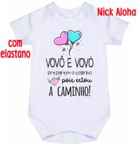 body bebê vovô e vovó preparem o colinho estou a caminho cód 9879