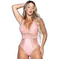 Body Blogueira Vekyo Bojo Com Renda Decote Profundo E Costa Cruzada